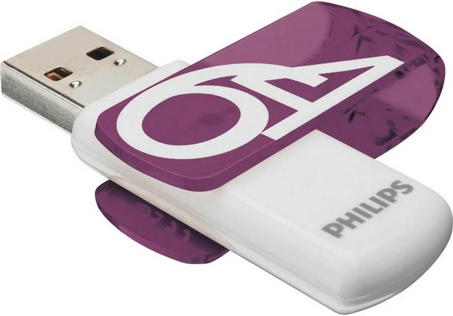 USB stick Philips Vivid Edition 64GB 2-pack, Magic Purple