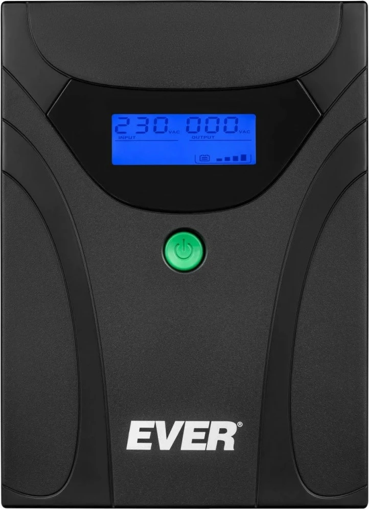 Kasë UPS EVER EASYLINE 2200, 2200 VA, 1200 W, Tower, E zezë