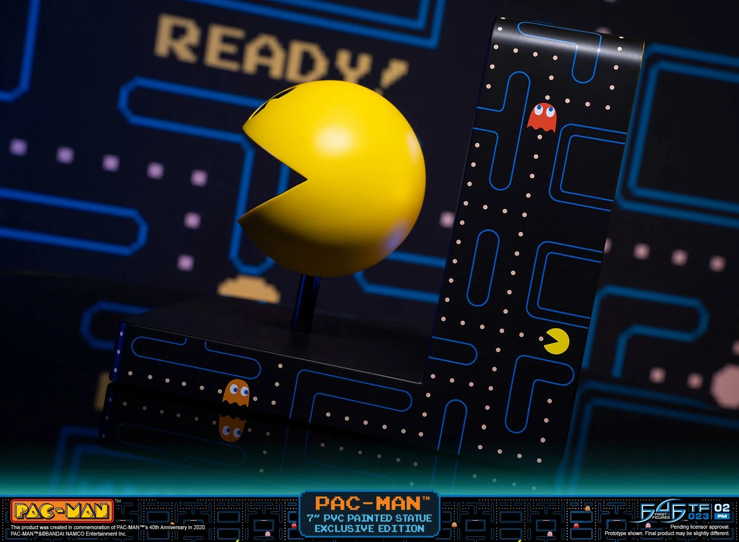 Figurinë PVC FIRST4FIGURES PAC-MAN 40th Anniversary, edicion ekskluziv