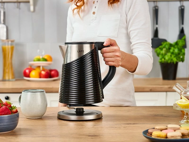 Çajnik elektrik Lafe 1.8L, 1800W, zi-argjendtë