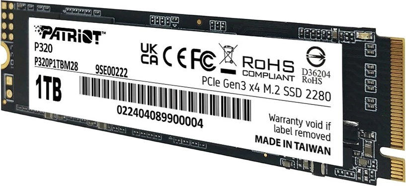 SSD Patriot Viper P320 M.2 PCI-Ex4 NVMe 1TB