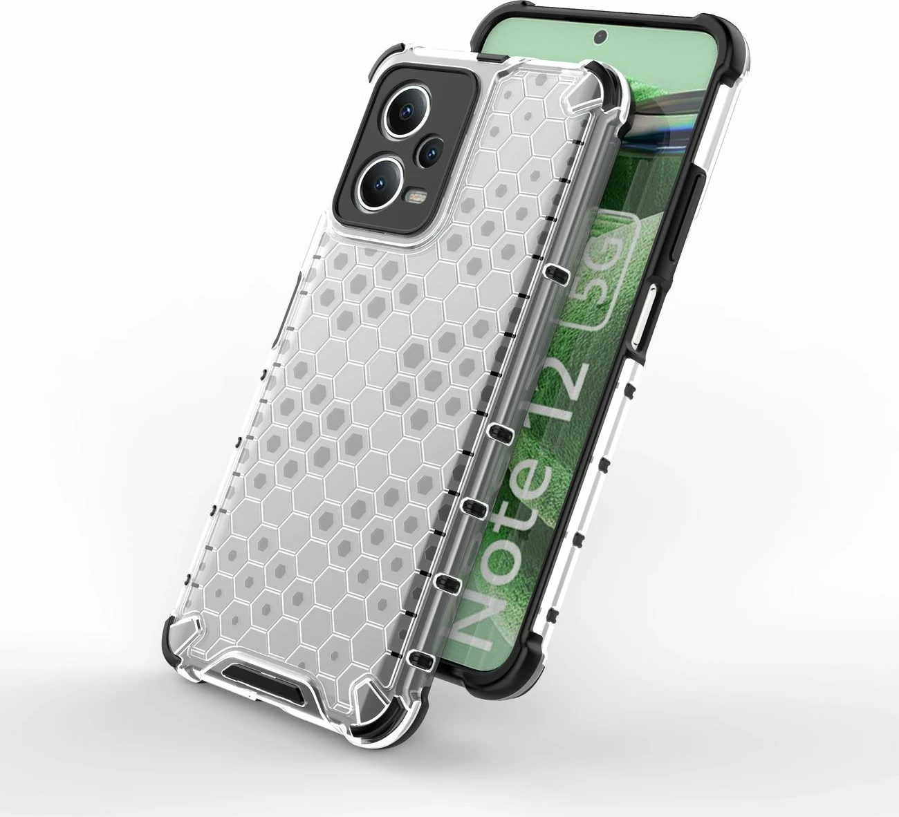 Mbështjellës Hurtel Honeycomb për Xiaomi Redmi Note 12 5G / Poco X5 5G, i kaltër