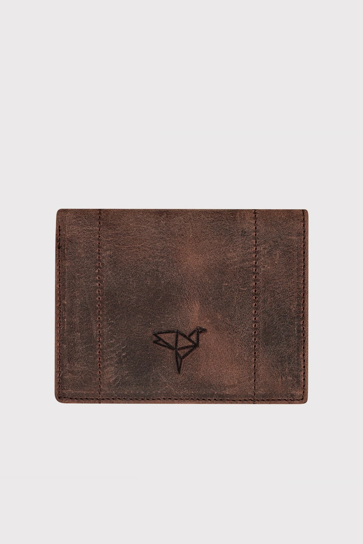 Portofol për burra, lëkurë natyrale, ngjyrë kafe, Zoozie Bags, Franklin Crazy