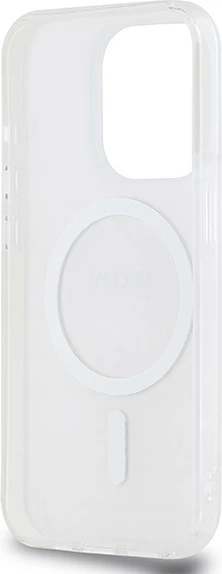 Mbështjellës DKNY IML Mono & Stripe MagSafe për iPhone 14 Pro, rozë