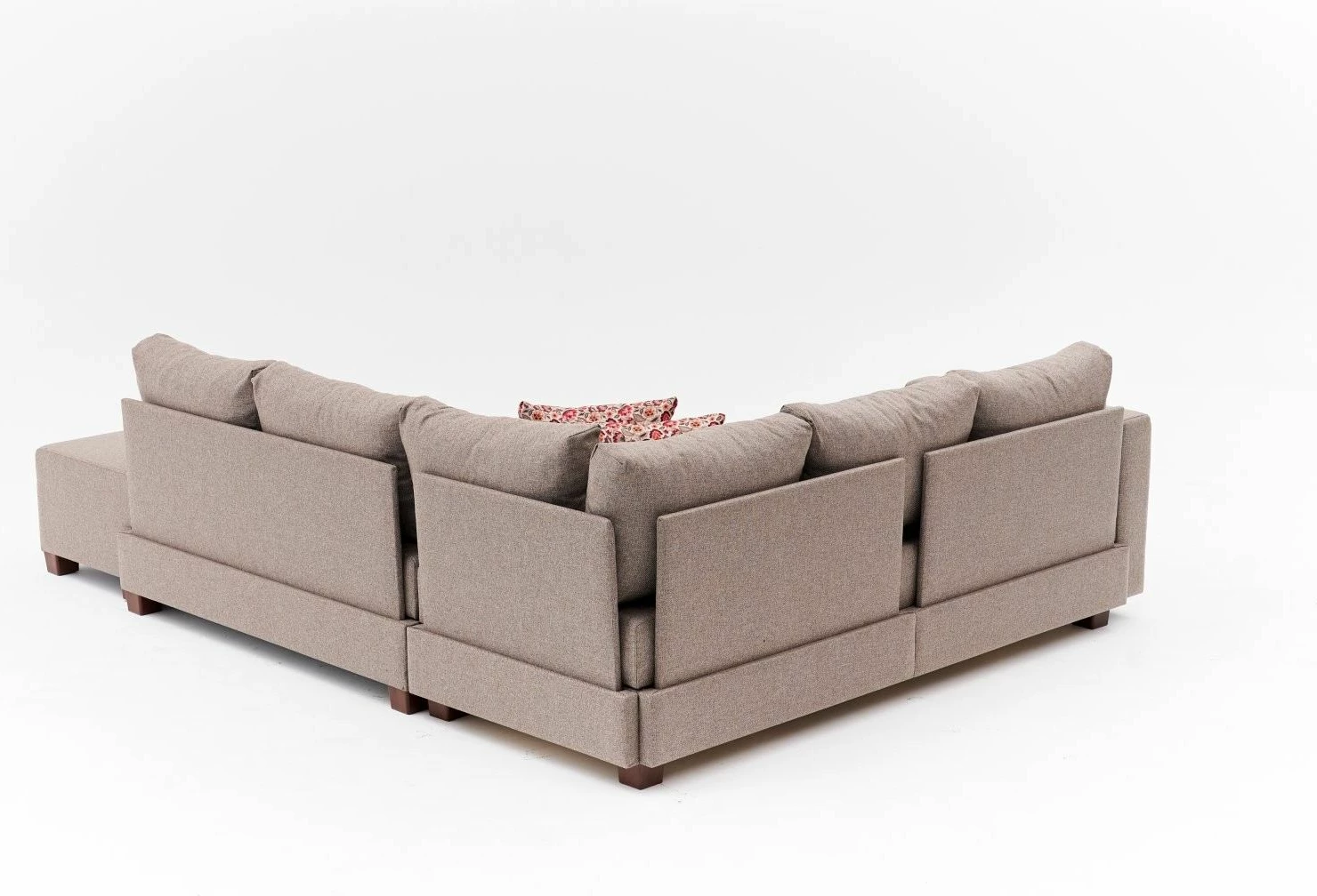 Kënd-sofë krevati Atelier del Sofa, Aly Arzilla, kënd i djathtë, ngjyrë kafe