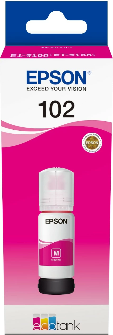Shishe boje Epson 102 EcoTank, Magenta, 70 ml