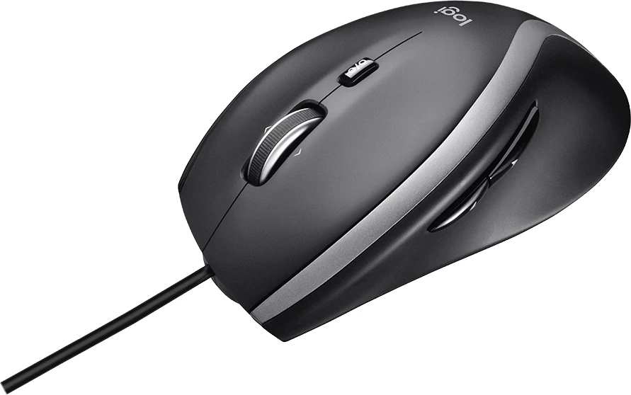 Maus Logitech M500s me kabëll USB 4000 DPI, zi