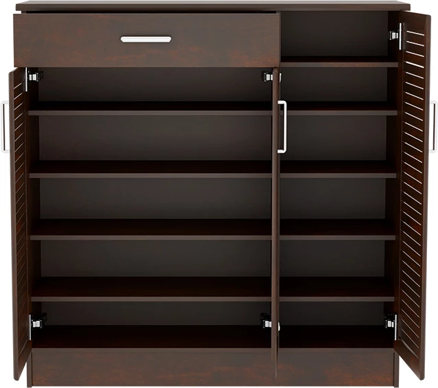 Dollap këpucësh Sante 30 palë ngjyrë arre 120x37x123cm