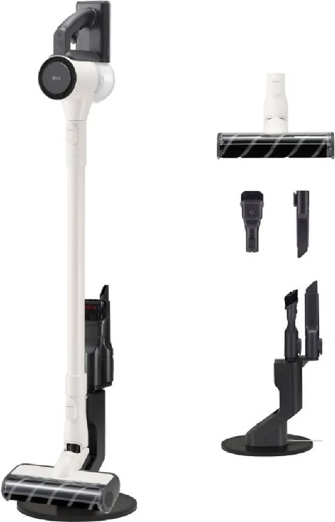 Fshesë me korent pa kabllo LG CordZero A9C-SLIM1C, 150 W, 0.25 L, 1.97 kg, bateri Li-Ion e heqshme, autonomi deri 40 min, e bardhë