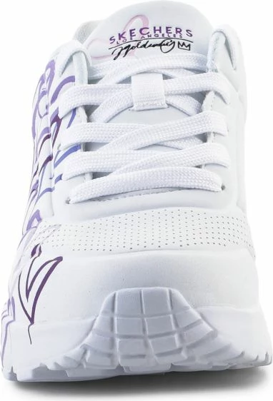 Atlete për fëmijë Skechers, të bardha dhe vjollcë