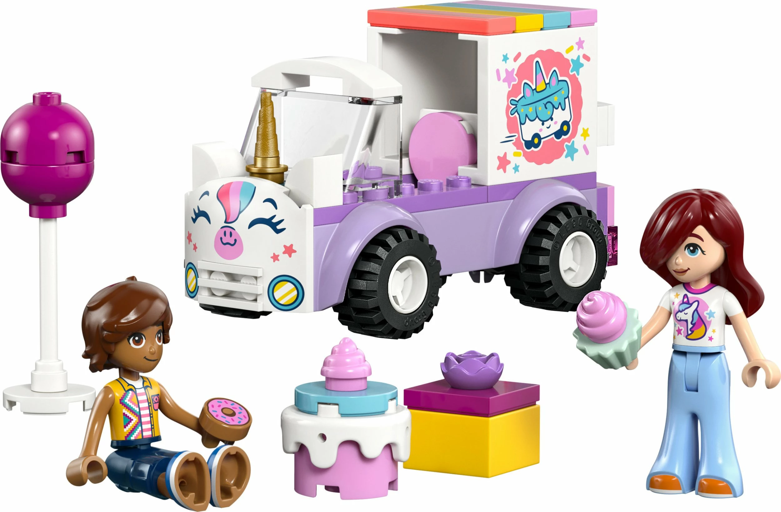 Set LEGO Friends Unicorn Cake Delivery 42675, 67 pjesë