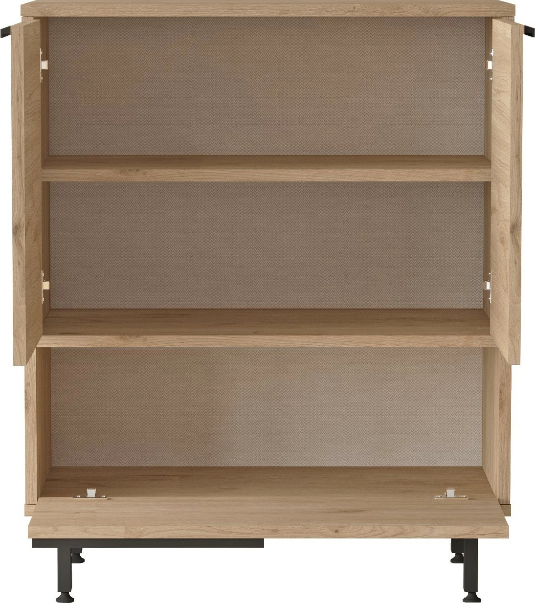 Dollap multifunksional Hanah Home, On8B-S, ngjyrë arre