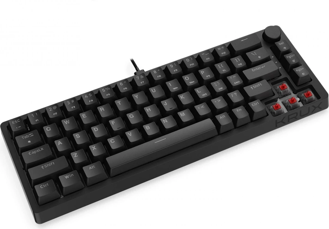 Tastierë për lojëra Krux, e zezë