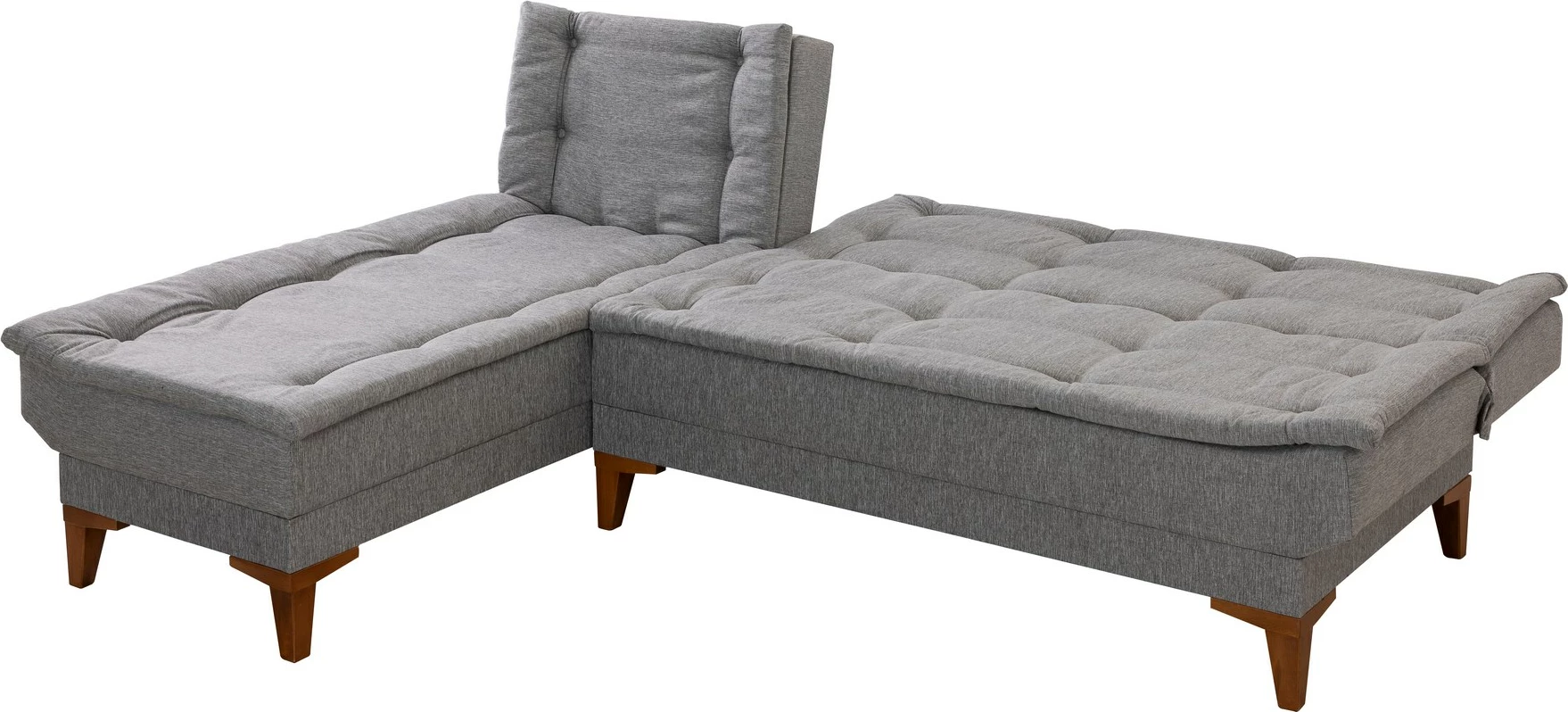 Kënd divan-krevat Atelier del Sofa, Santo majtas, ngjyrë gri