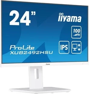 Monitor kompjuterik IIYAMA XUB2492HSU-W6, 23.8 inç, Full HD, LED, i bardhë