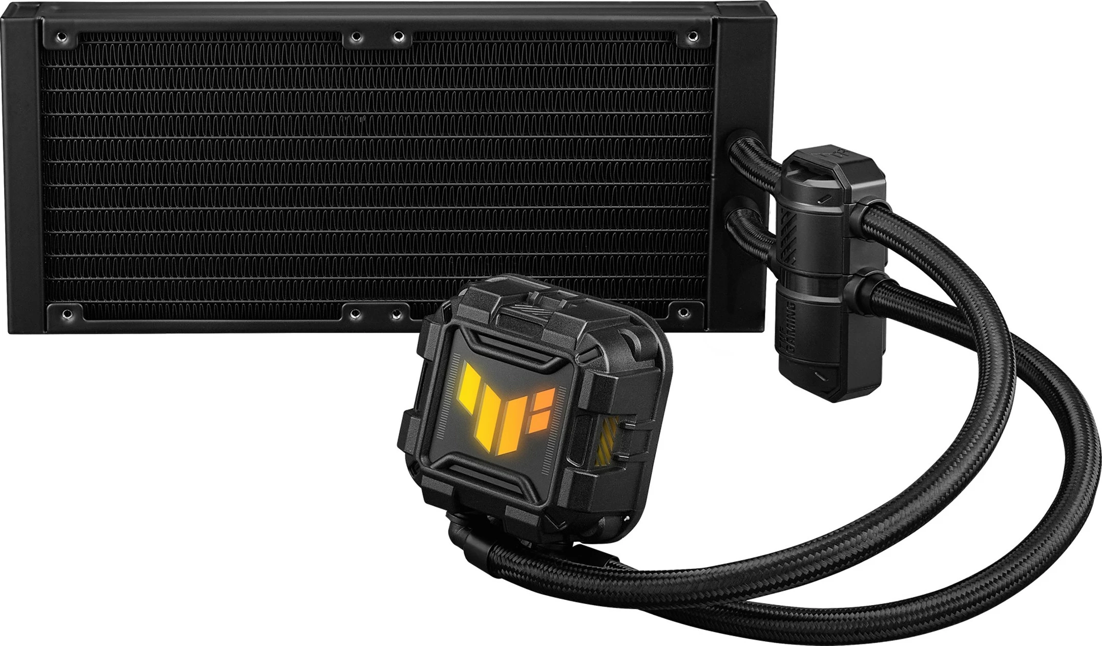 Ftohës me lëng ASUS TUF GAMING LC II 240 ARGB, 2x120mm, ARGB, i zi