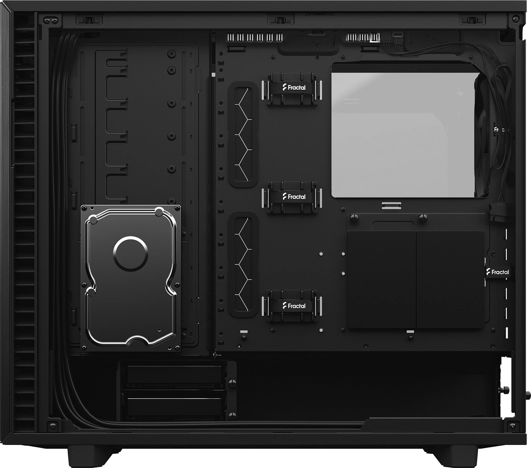 Kasë Fractal Design Define 7, Midi Tower, ATX, EATX, micro ATX, Micro-ITX, e zezë