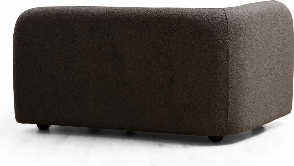 Divan treshe Victoria, bouclette gri