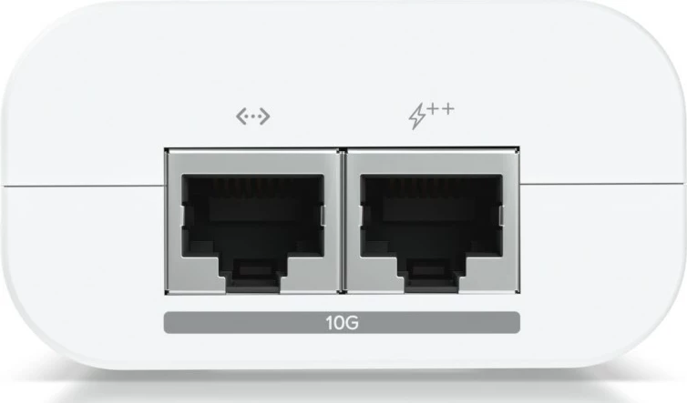PoE furnizues Ubiquiti UACC-PoE++-10G, 10 Gigabit Ethernet, 54 V, i bardhë