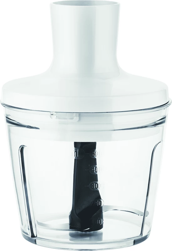 Blender dore Tefal Optichef HB641138 800 W 2-në-1 20 shpejtësi Turbo me enë 800 ml + 500 ml, Bardhë/Hirtë