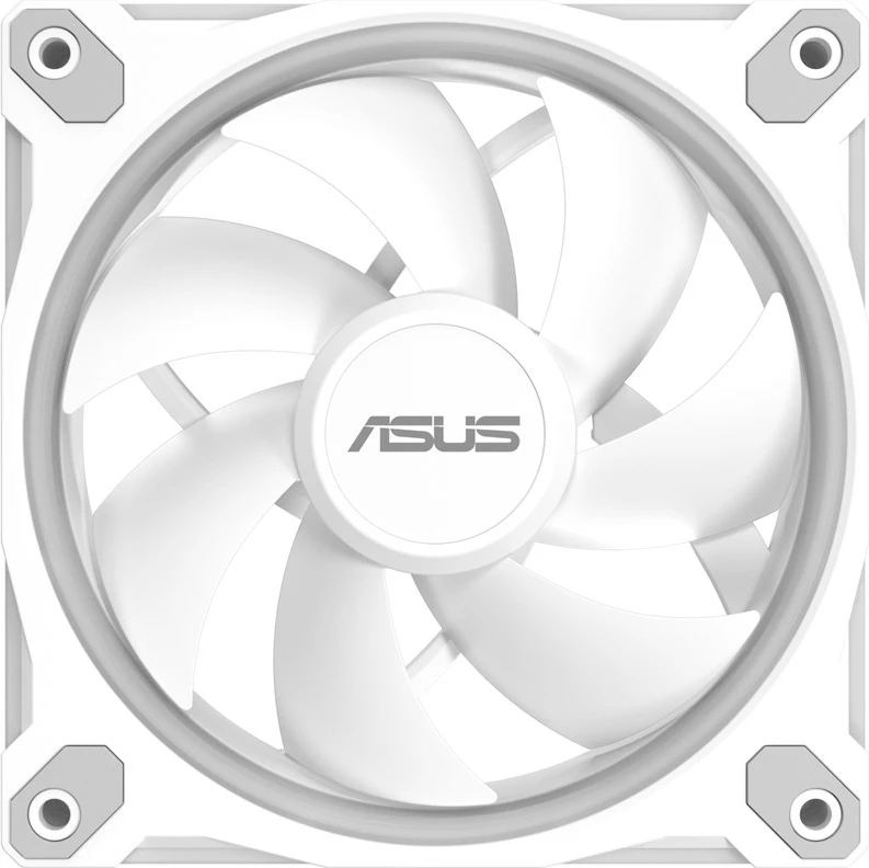 Ventilator kase ASUS Prime MR120 ARGB, 12 cm, i bardhë