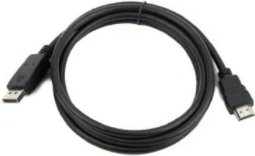 Kabllo Gembird CC-DP-HDMI-10M, DisplayPort në HDMI, 10m, Zi