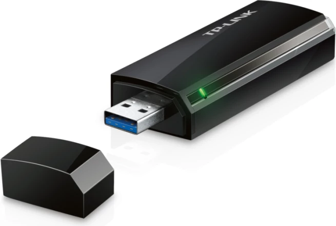 adapter rrjeti USB Wi‑Fi TP-LINK Archer T4U AC1300 Dual Band USB 3.0, e zezë