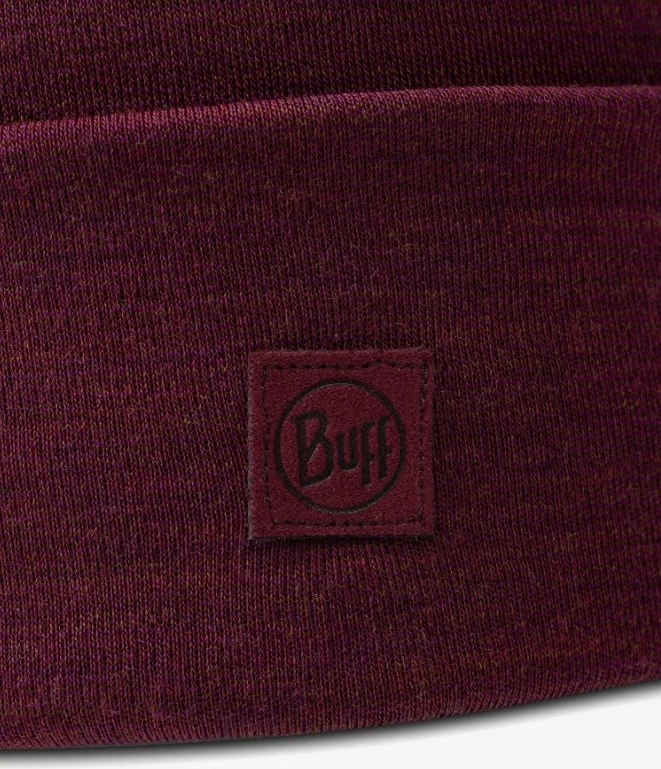 Kapelë Buff Midweight Merino Wool, e kuqe, për të rritur, unisex