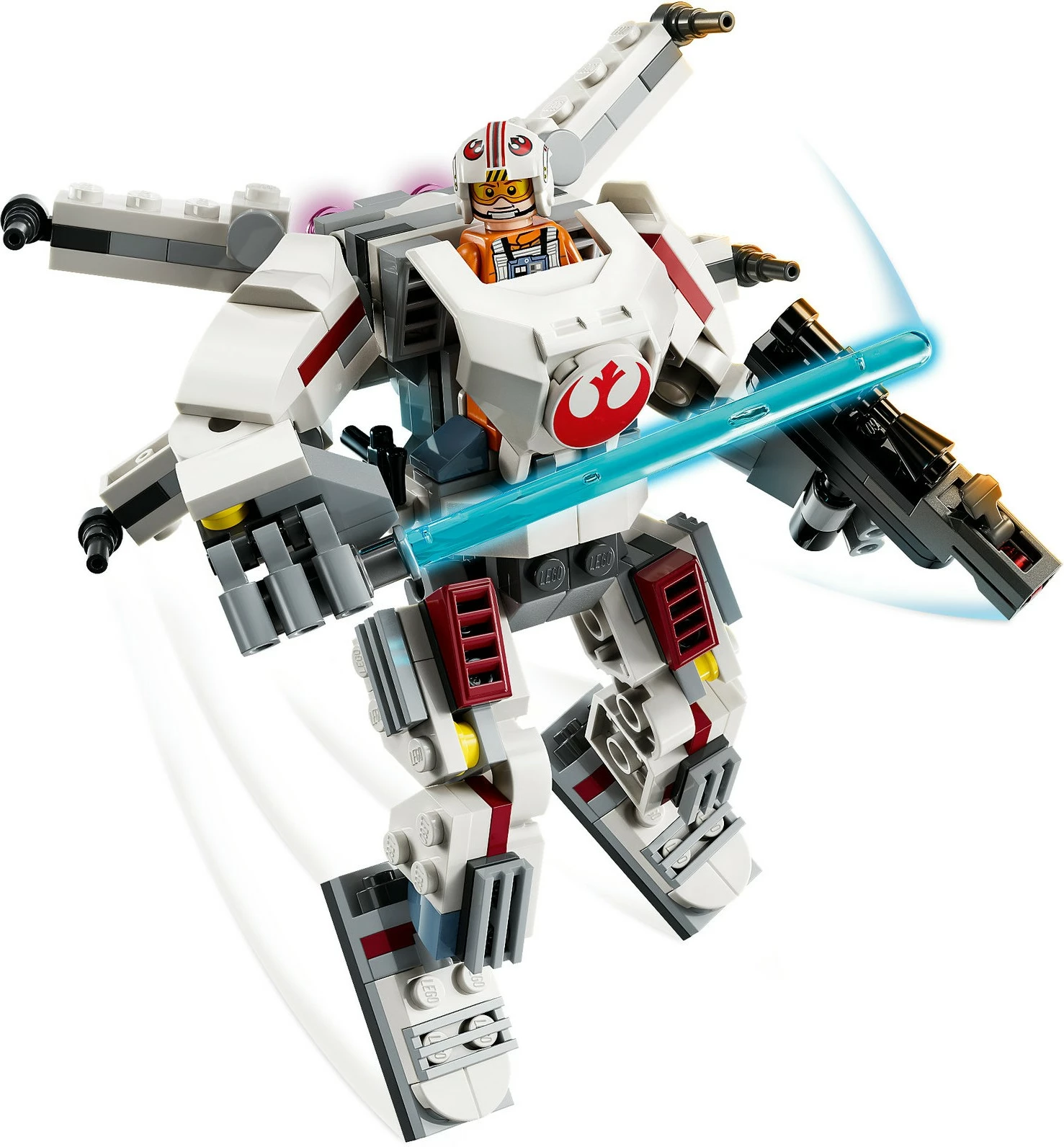 Set ndërtimi LEGO Star Wars Luke Skywalker X-Wing Mech 195 pjesë, shumëngjyrësh