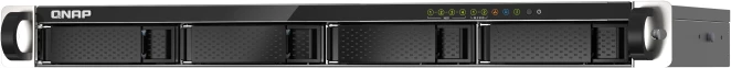 Server NAS rack QNAP TS-435XeU-4G, 4-bay (4x SATA), 4GB DDR4, 2x10GbE SFP+ + 2x2.5GbE, 2x M.2 NVMe, 1U, zi/hiri