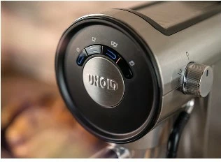 Aparat espresso Unold Piccopresso, 0.9 L, 1360 W, Ngjyrë e zezë, Çelik inox