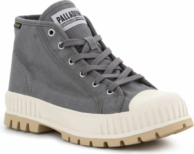 Këpucë Palladium Pallashock Mid OG për meshkuj dhe femra, gri