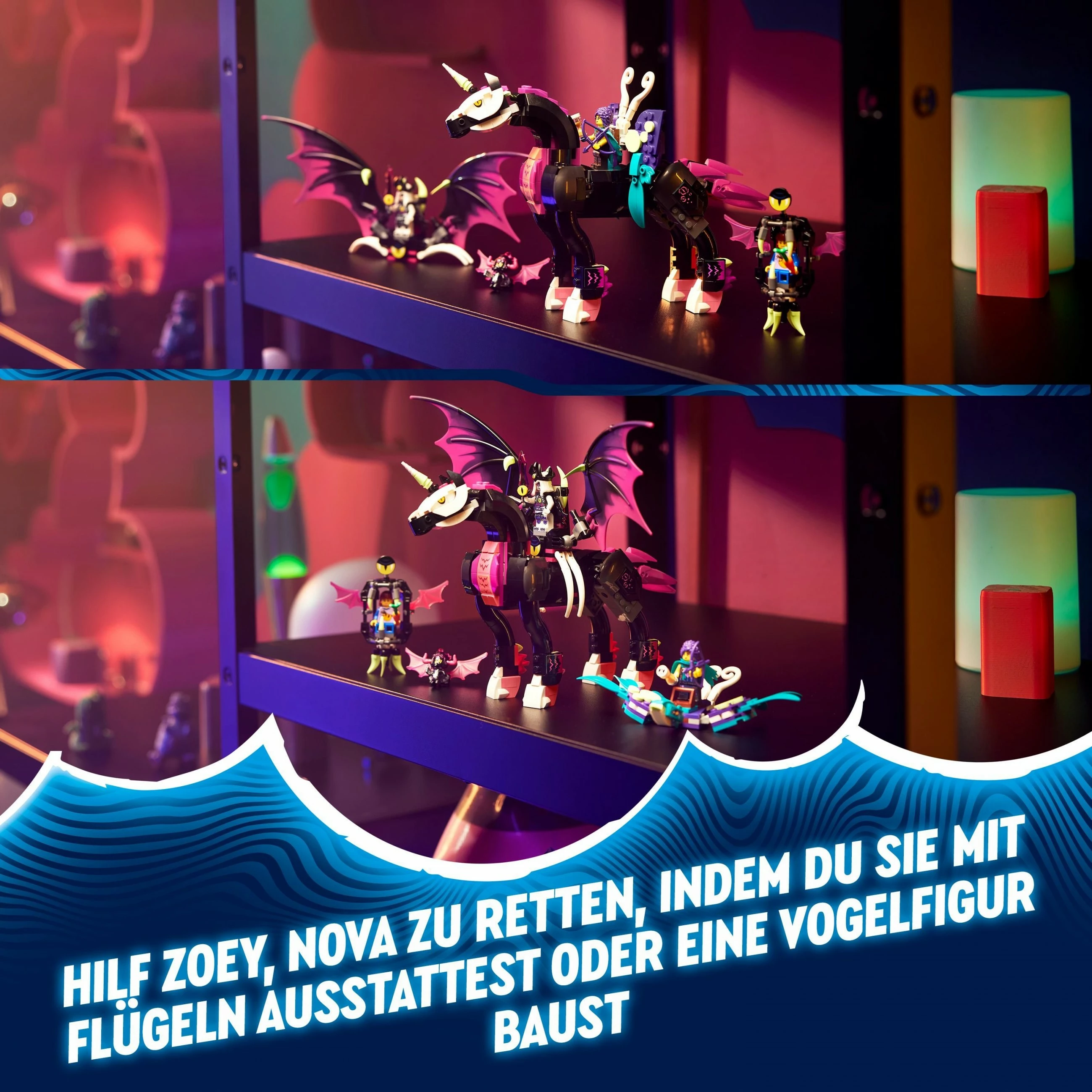 Set ndërtimi LEGO DREAMZzz Pegasus Flying Horse, 482 pjesë, shumëngjyrësh