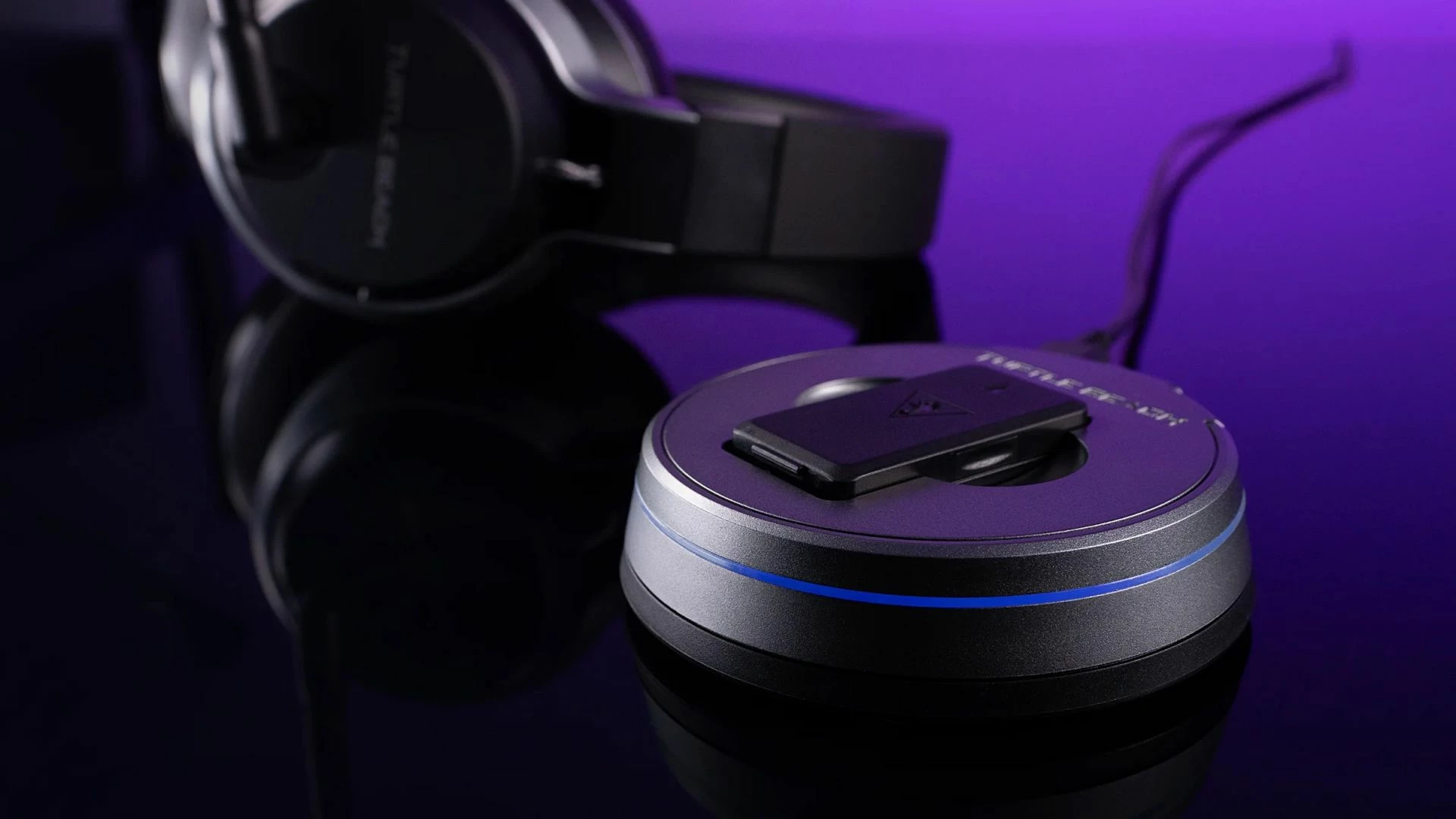 Kufje gaming Turtle Beach Stealth Pro për PS4/PS5, wireless Bluetooth/USB, surround sound, ANC, zi