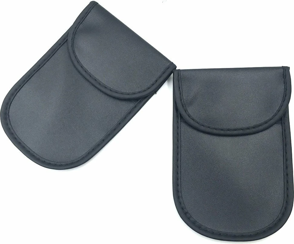 Mbështjellës kundër vjedhjes për çelësa makine Hurtel, Faraday Box, 14x10cm, i zi