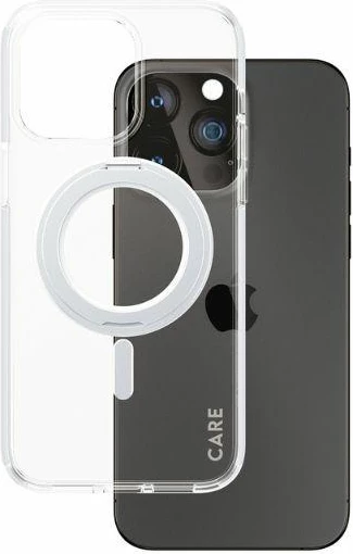Mbështjellës PanzerGlass Kickstand Case MagSafe për iPhone 15 Pro Max, argjendtë