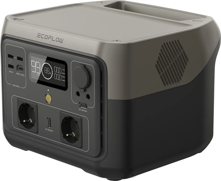 Stacion portativ energjie EcoFlow RIVER 2 Max, 512Wh, 500W, i zi