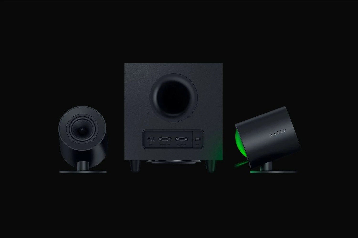 Altoparlantë Razer Nommo V2, 2.1, Bluetooth 5.3, USB Type-C, e zezë