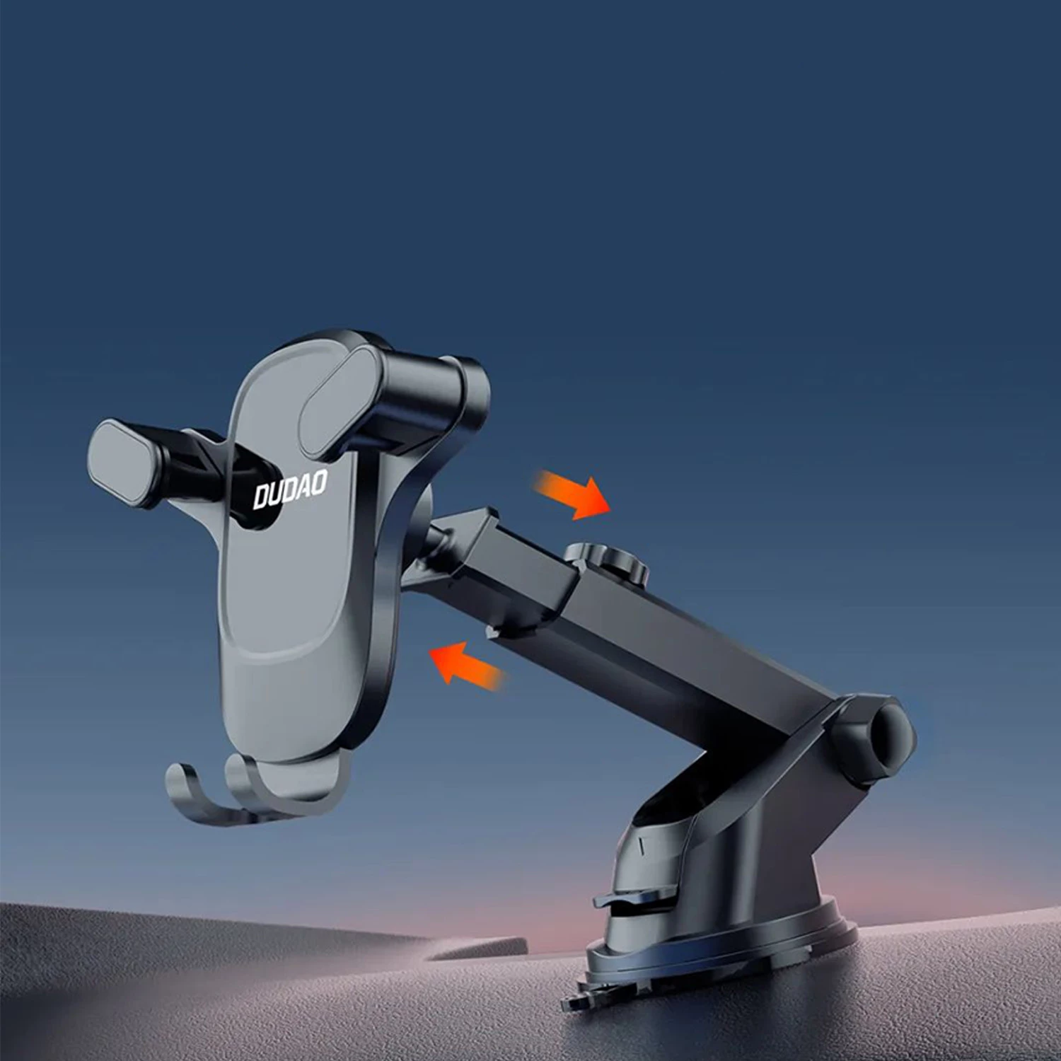 Mbajtës telefoni për veturë Dudao F5Pro, për kokpit, i zi