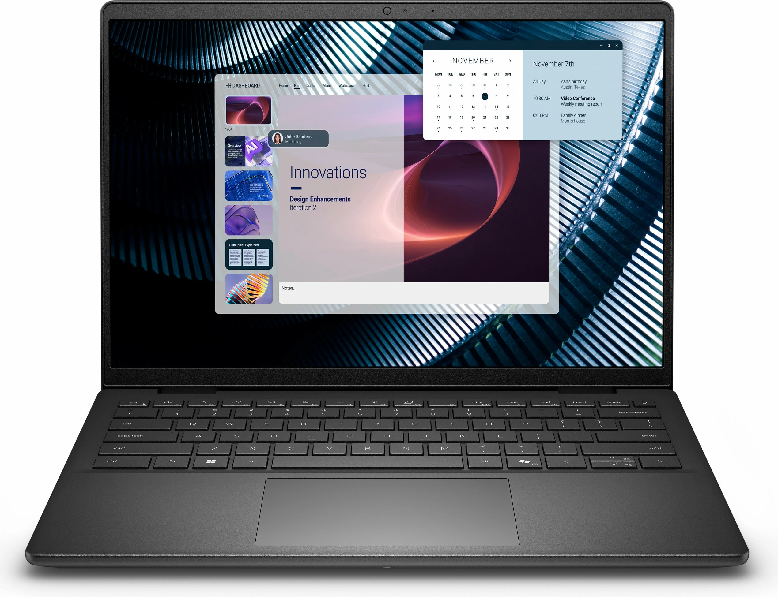 Kompjuter Dell Pro 14 Essential PV14250, C5-120U, 16GB, 512GB SSD, 14 inç, Windows 11 Pro, zi