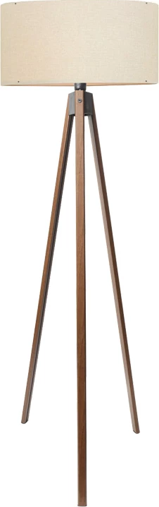 Llambë dyshemeje PWL-1059 E27, ngjyrë krem-arrë, D38x140cm