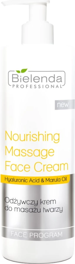 Krem për fytyrë ushqyes për masazh Bielenda Professional për femra, 500ml