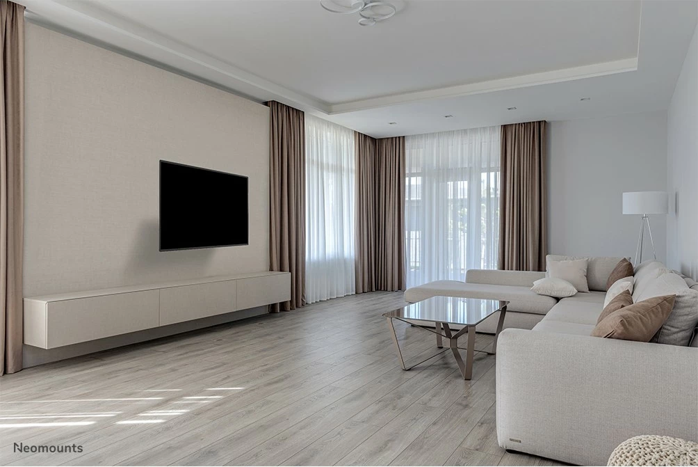 Mbajtës muri TV Neomounts WL40-540BL12, full motion, 32-55 inç, VESA 100x100/200x200, e zezë