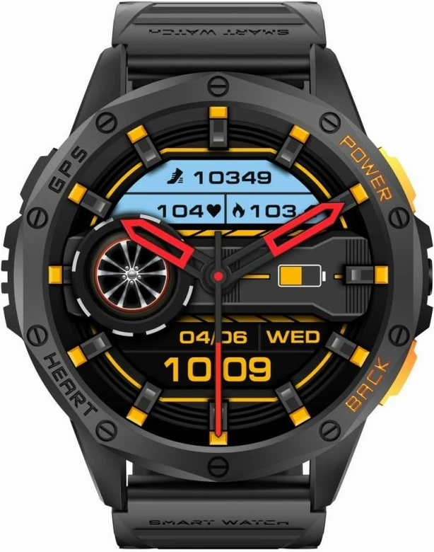 Smartwatch për meshkuj Gravity, e zezë