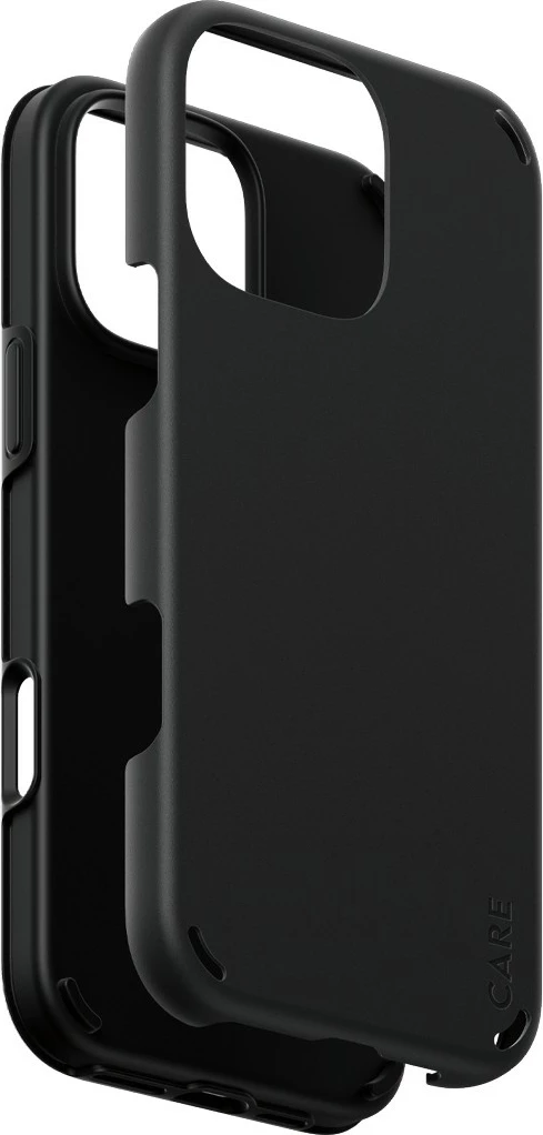 Mbështjellës PanzerGlass CARE Case Feature Double Defence për iPhone 16 Pro Max, e zezë