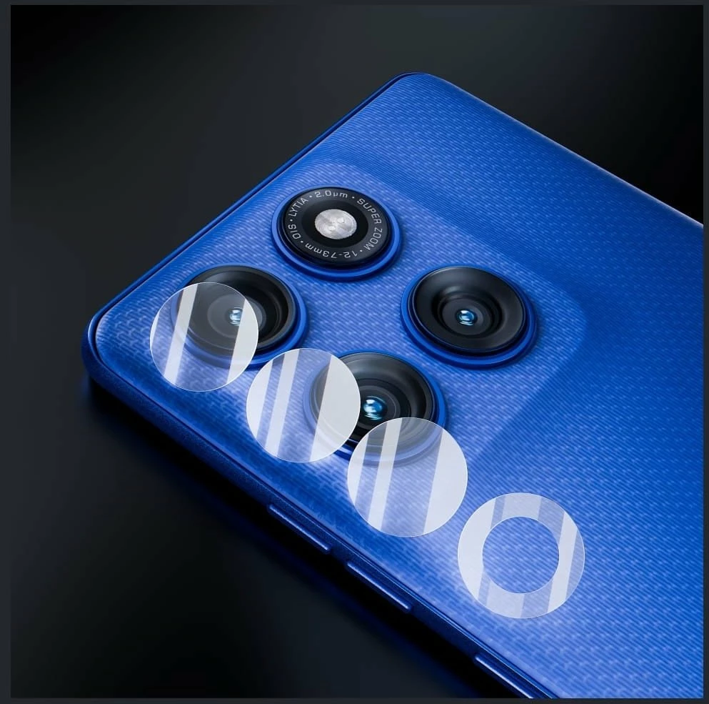 Mbrojtës xhami hibrid për lentë kamere 3MK Lens Protect W-3LenProt-me60p për Motorola Edge 60 Pro, 4 copë