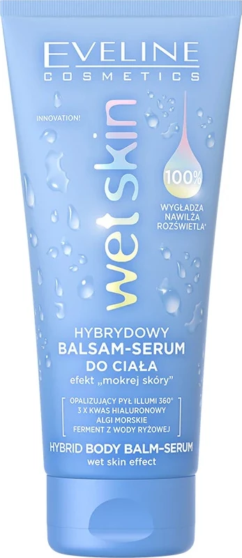 Balsam-Serum për trup Eveline Cosmetics Wet Skin Hybrid për femra 200ml