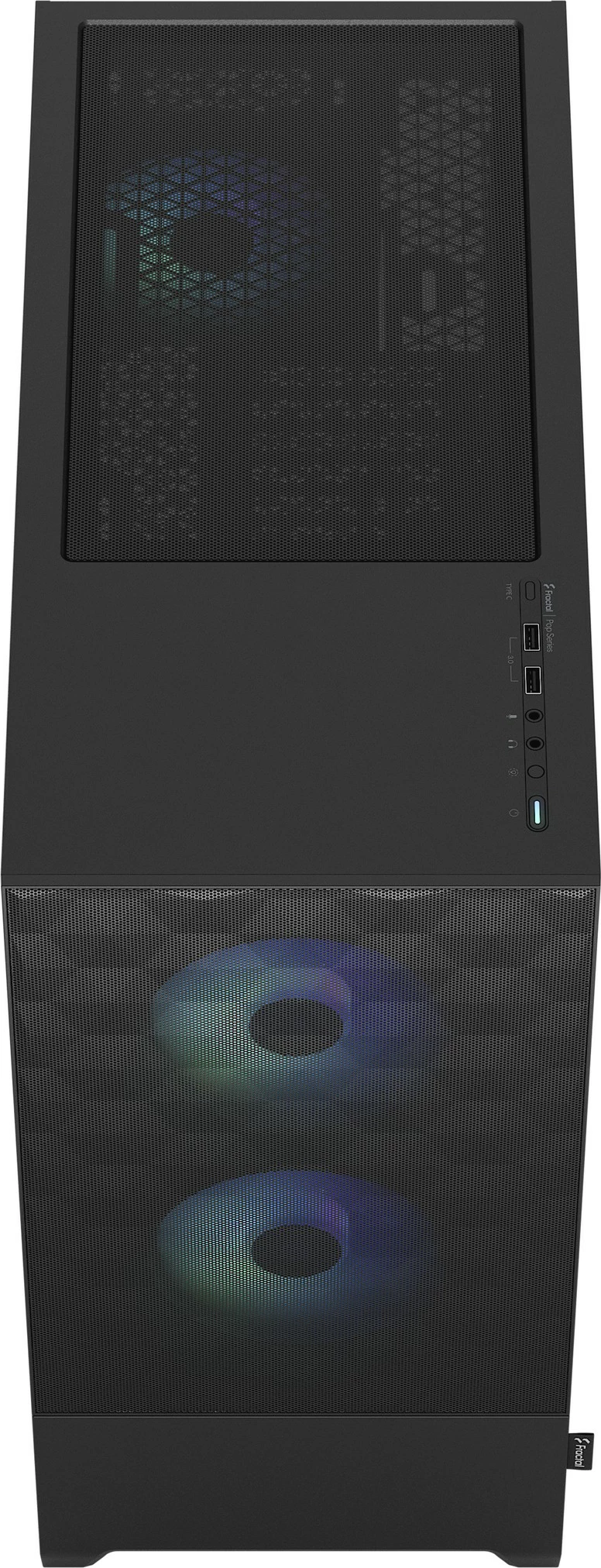 Kasë Fractal Design Pop Air, Tower, PC, ATX, micro ATX, Mini-ITX, E zezë