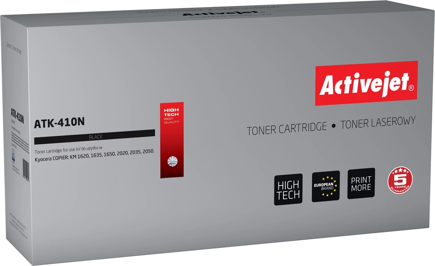 Toner zëvendësues Activejet ATK-410N për printerët Kyocera, 15000 faqe, i zi