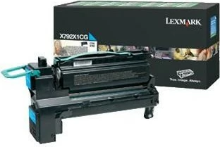 Toner Lexmark X792X1CG cyan, origjinal, 20000 faqe